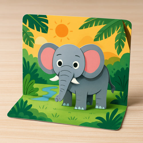 Scopri la Giungla in 3D – Pop-up da Stampare