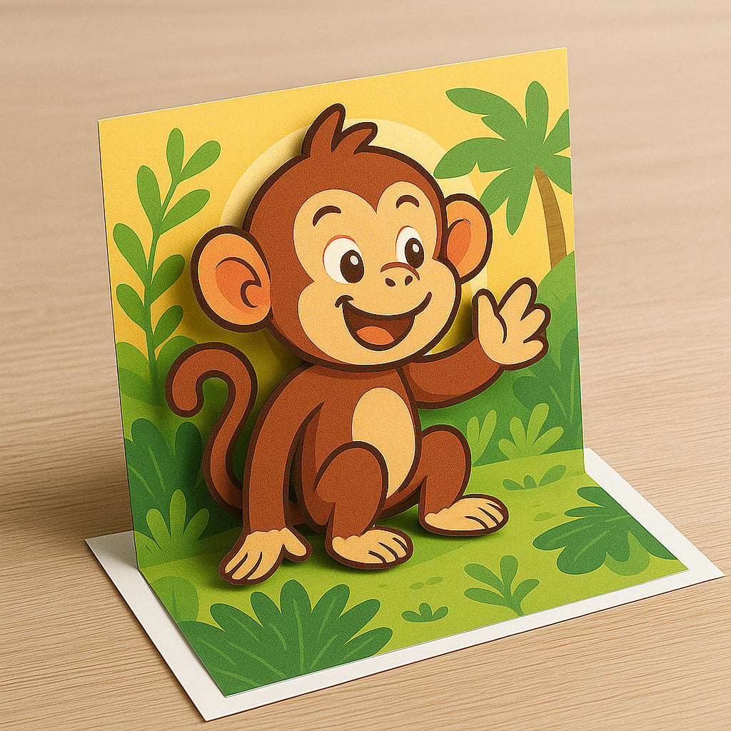 Scopri la Giungla in 3D – Pop-up da Stampare