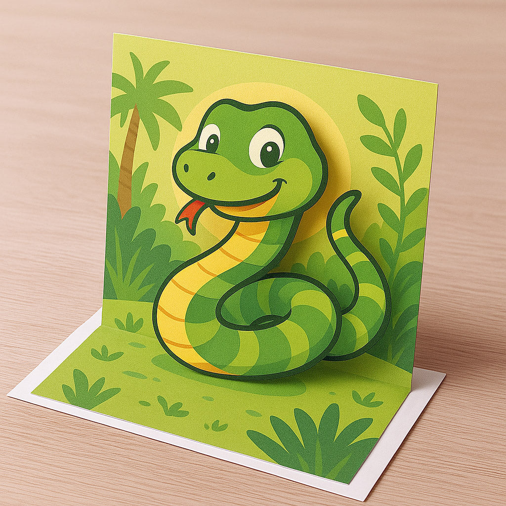 Scopri la Giungla in 3D – Pop-up da Stampare